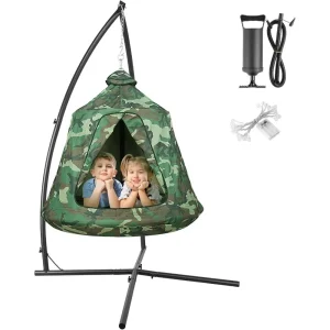 Hanging Hammock X-Stand with Tree Tent